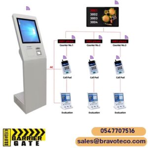 queue system ticket dispenser نظام التذاكر و ترتيب العملاء ND AUTO